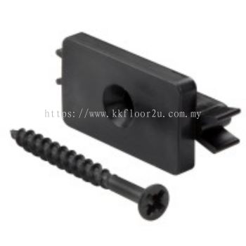 Nylon Clips & SS Tapping Screw Blk