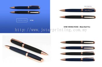 Metal Pen vienna rose 978B