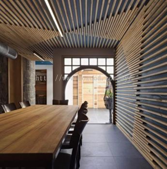 Timber Wall Celling   