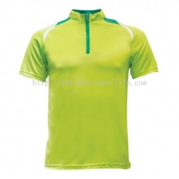 Lefonse Microfiber Mock Neck Zip(M34-11) APPLE GREEN