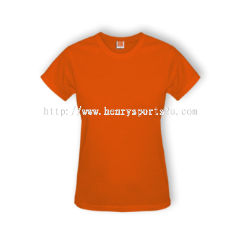 QD1507 Orange Oren Sport Quick Dry Round Neck (Female) ORANGE