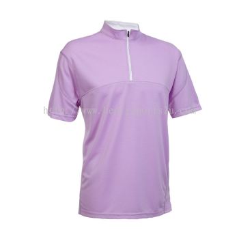 QD1820 Light Purple Oren Sport Quick Dry Mock Neck T-Shirt 