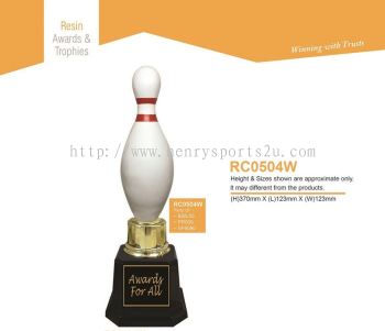 RC0504W Resin Trophy (Bowling)