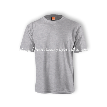 CT5209 Ash Grey Oren Sport Cotton Round Neck Short Sleeve Plain Tee (Children)