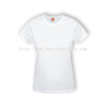 CT5300 White Oren Sport Comfy Cotton Round Neck (Female)