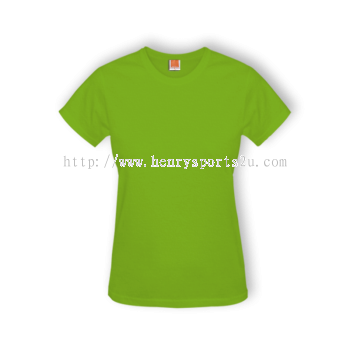 CT5313 Lime Green Oren Sport Comfy Cotton Round Neck (Female)