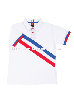 HC1700 White Oren Sport Honeycomb Short Sleeve Polo Tee