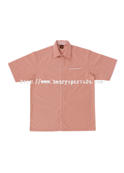 F14022 Light Orange Oren Sport F1 Uniform Short Sleeve