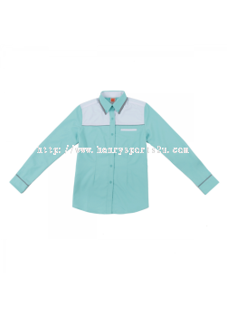 F13917 Turquoise Oren Sport F1 Uniform Long Sleeve