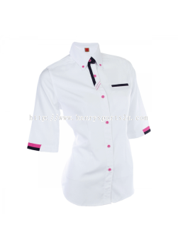 F12700 White Oren Sport F1 Uniform Long Sleeve