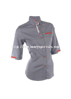 F12724 Drak Grey Oren Sport F1 Uniform Long Sleeve