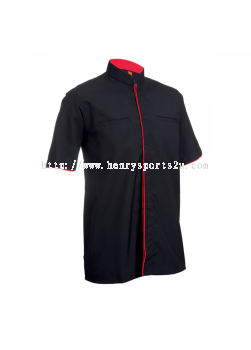 F11801 Black Oren Sport F1 Uniform Short Sleeve