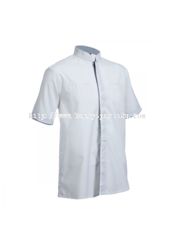 F11851 White Oren Sport F1 Uniform Short Sleeve