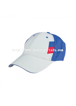 CP1939 White & Royal Oren Sport Cap