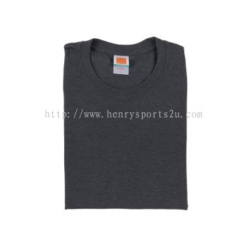 CT5276 Dark grey Oren Sport Cotton Round Neck Short Sleeve Plain Tee (Children)