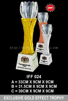 IFF 024 EXCLUSIVE GOLD EFFECT TROPHY