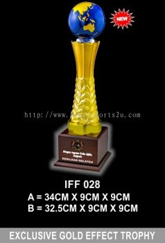 IFF 028 EXCLUSIVE GOLD EFFECT TROPHY