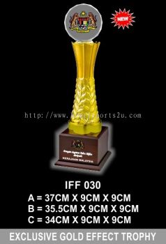 IFF 030 EXCLUSIVE GOLD EFFECT TROPHY