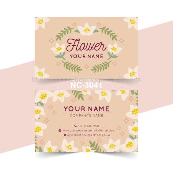 Flora Name Card - NC3041