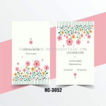 Flora Name Card - NC3052