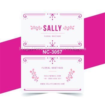 Flora Name Card - NC3057