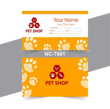 Pet Name Card - NC7001