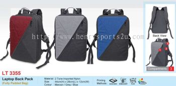 LT3355 Laptop Back Pack (Fully Padded Bag)