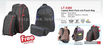 LT4380 Laptop Back Pack