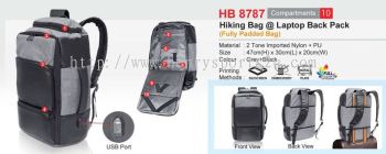 HB8787 Hiking Bag @ Laptop Back Pack (Fully Padded Bag) 