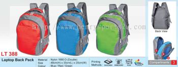 LT388 Laptop Back Pack