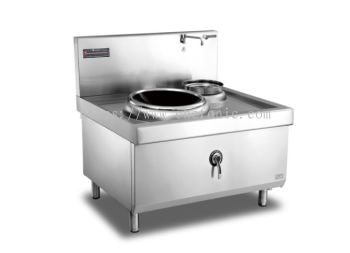 500mm Single Burner Single Basin Induction Wok ZC-C5020A-W