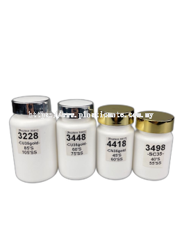 60-90ml Pharmaceutical Tablet / Capsule Bottles : 3228 & 3448 & 4418 & 3498