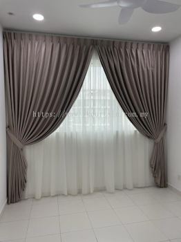 Singapore Pleat or Fixed Pleat Curtain