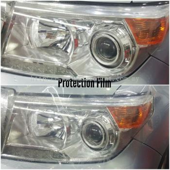 Headlights Protection Film against yellowing & stone chips 