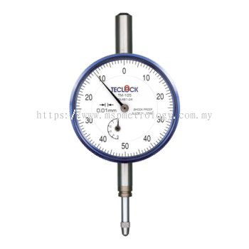 Teclock Dial Indicator,5mm/0.01mm  TM-105 (Comparator Type / For Bore gauge use)