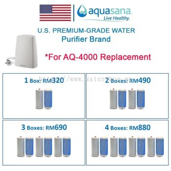 AQUASANA AQ-4035 Replacement Cartridge (For Aquasana AQ-4000 Water Filter Water Purifier System)