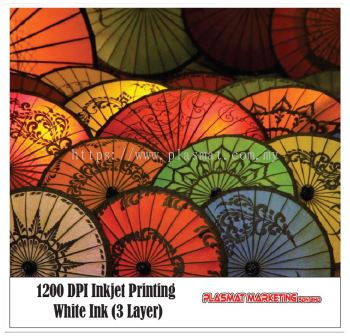 1200 DPI UV Inkjet White Ink (3 Layers)