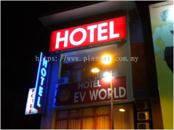 Hotel Lightbox Signage