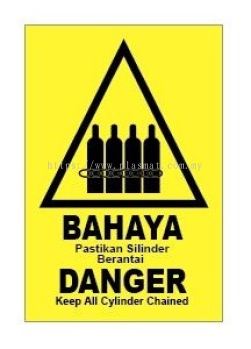 DANGER (Keep All Cylinder Chained)