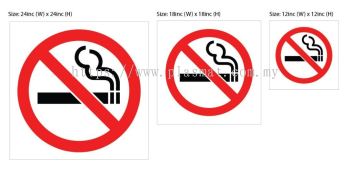 NO SMOKING SIGNAGE