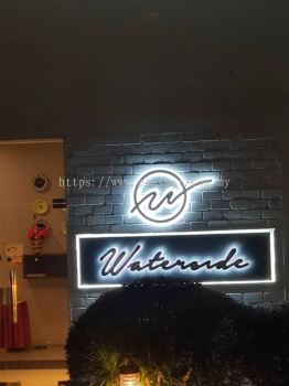 3D Box Up Lettering with LED Back - Lit