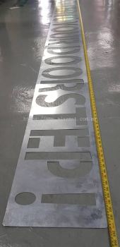 STENCIL PLATE WORDING / NUMBERING