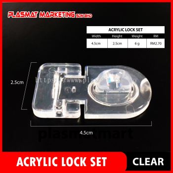 Acrylic Lock Set