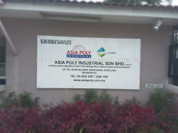 Asia Poly Acrylic Signage