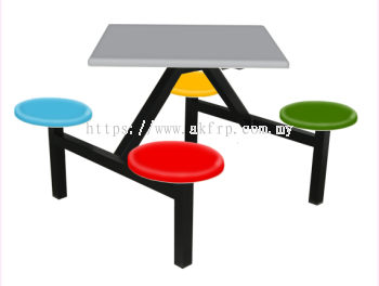 4 Seater Canteen Table - AK404F