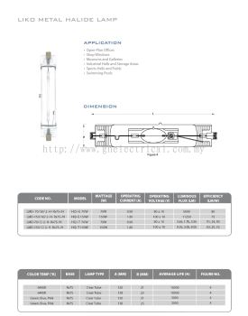 Liko Metal Halide And Son tube