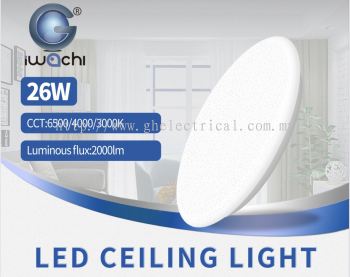 Iwachi 26w LED Ceiling Light 6500k 