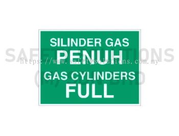 Cylinder Storage Signs