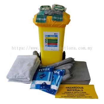 ATEM Oil Wheeled Bin Spill Kit 120L, SK-120-O