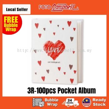 3R Album(100pcs), Photo Album, Album Gambar 3R, READY STOCK--- love